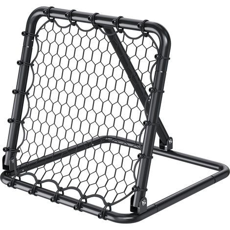 Filet de rebond football 34"x34", entraînement portable, angles réglables, facile à monter et ranger, pour enfants et adultes. (1/5)