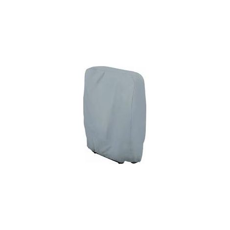 BRAVIX Housse de Protection pour Chaise Longue Pliante, Housse Transat Jardin Anti-poussière, Imperméable, Anti-UV, Housse Relax Jardin 210D Oxford pour Fauteuil Relax, W71×H110cm (Gris) (1/5)