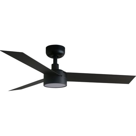 Faro Cruiser Small Led Black DC Ceiling Fan 6 Speed (1/2)