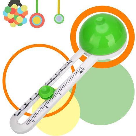 Coupeur De Papier Circulaire Cut Paper Circle Rotary Circle Cutter Rotatif Craft Massicot Supplies (Green)