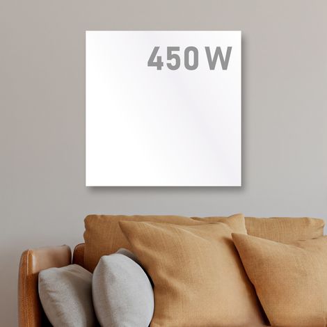 BRAST Infrarotheizung mit Thermostat 450 Watt Made in Europe Inkl. Wandhalterung hoher Wirkungsgrad Flexibler Einsatz Ultraflache Bauweise IP-TH 450 (1/5)