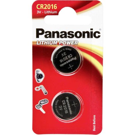 Panasonic Cell Power CR2016 - Batería 2 x CR2016 - Li - 90 mAh