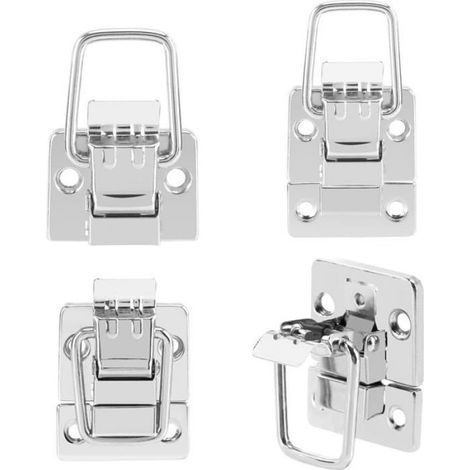 10 pièces Tiroir Hardware fermoir Serrure pour Boîte à bijoux en métal Valise Verrou Coffres Verrou (1/4)