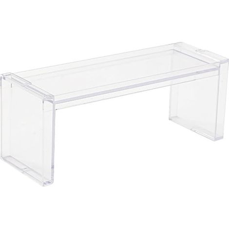 Rack De Rangement Transparent - Support Multi-niveaux Pour Vernis À Ongles Et Produits De Maquillage - Étagère Empilable Pour Bureau Ou Salle De Bain - 1 Pièce (1/5)