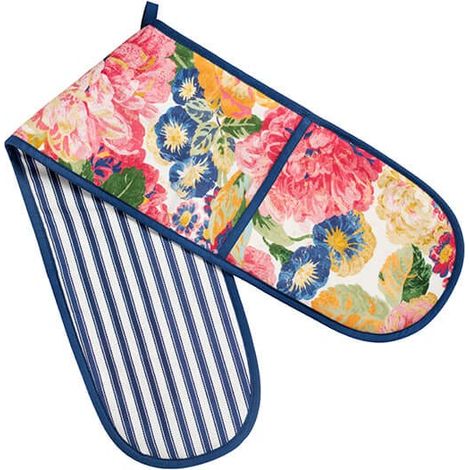 Sanderson Very Rose & Peony Double Oven Glove