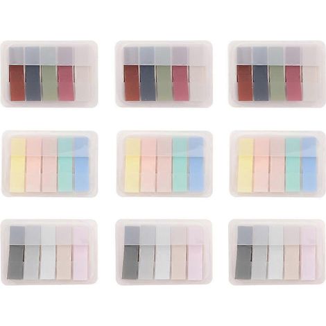 jeux d'autocollants de classification détachables pour mémos et index, pour la maison ou le bureau-4.5X1.2X0.1CM (1/4)