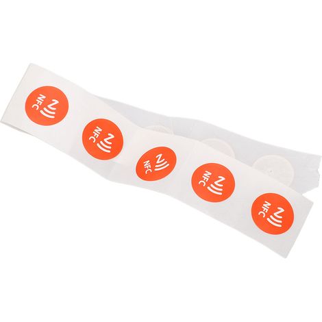 30 NFC-Tags, TagMo- und Amiibo-kompatible Aufkleber, 504 Byte Speicher, programmierbar, rote Farbe (1/5)
