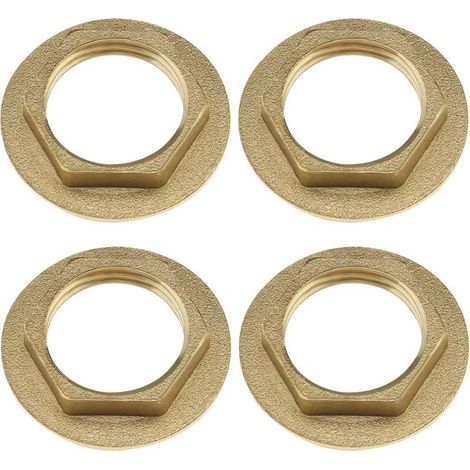 The Lord of the Tools 4pcs 1/2 pouce Écrou Arrière à Bride Robinet en Laiton Écrou de Raccord de Plomberie pour Robinets de Lavabo Salle de Bain Raccords de Plomberie Accessoires Matériel (1/5)