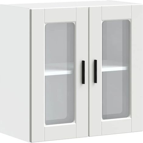 Armario de pared de diseño funcional para cocina 60 x 31 x 60 cm madera blanca 020050422 (1/5)
