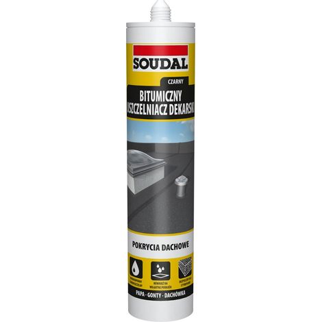 USZCZELNIACZ DEKARSKI CZARNY 280ML - SIL DEK SOU