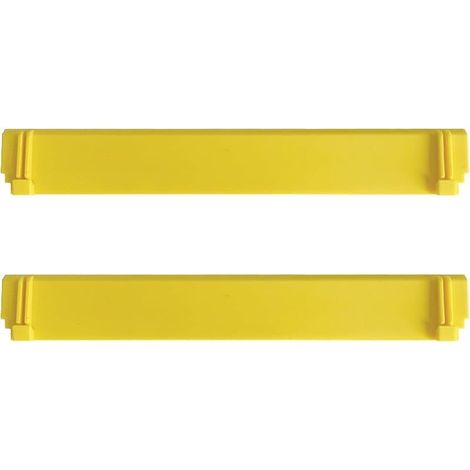 Juego de 2 labios de goma de repuesto compatibles con la aspiradora de ventanas Karcher WV6 de 280 mm, para limpiar diversas superficies lisas como puertas de ducha, paredes de baño,