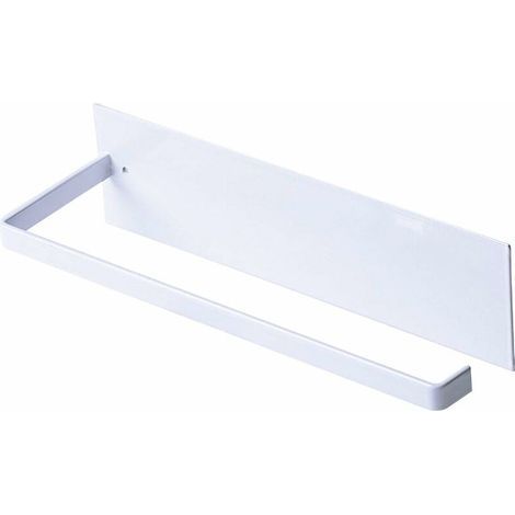 Soporte para toallas de papel, soporte de pared para toallas de papel de cocina, soporte para toallas de papel sin taladrar, soporte metálico para rollos de cocina, dispensador de toallas de papel aut (1/5)
