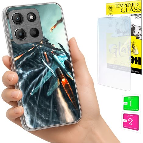 Funda para Motorola Moto G15 / G15 Power, carcasa trasera + cristal (1/5)
