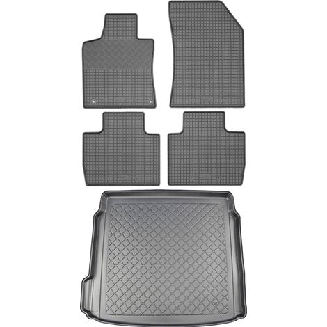 Peugeot 508 II / 508 II Hybrid SW Kombi (5 puertas) desde junio de 2019. Juego de alfombrillas de goma para coche + alfombrilla para maletero. (1/5)