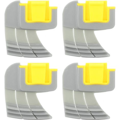 Lot de 4 Brosses Cycloniques de Rechange en Caoutchouc et Plastique pour Nettoyeurs de Piscine Zodiac MX6 et MX8 (1/5)
