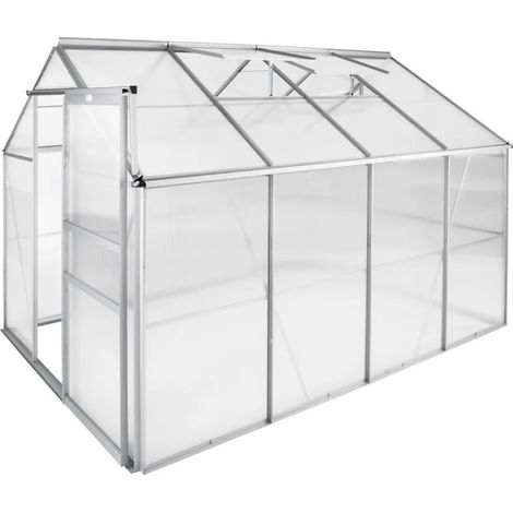 Serre de jardin Aluminium 250 x 185 x 195 cm. Qualité et Robustesse (1/5)
