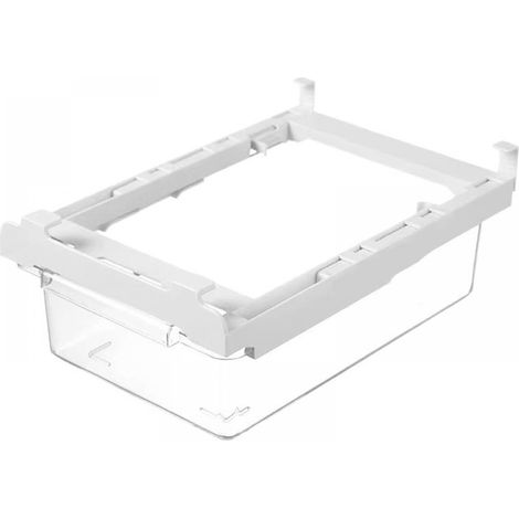 1 Bac à œufs, Rangement réfrigérateur, Plastique PET transparent, Tiroir ajustable, Pour frigo et garde-manger (1/5)