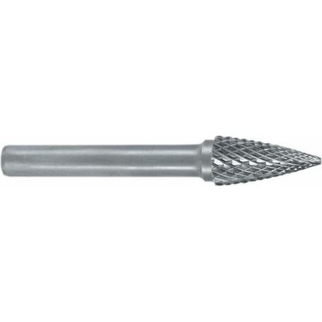 Fresa RUKO metallo duro SPG Ø 12 mm lunghezza testa 25 mm Ø gambo 6 mm grezzo dentatura KVZ 4 - 116028 (1/2)