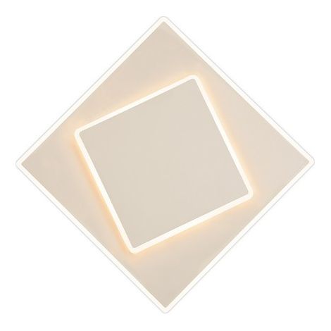 Inspired Mantra - Dakla - Lámpara de pared empotrada, LED 12W, 3000K, 725lm, IP20, Blanco
