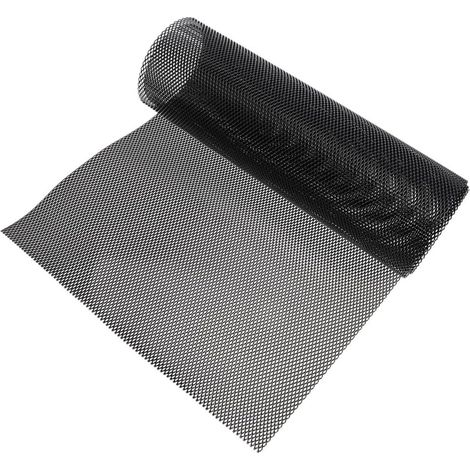 Metallgitter für Autostoßstangen schwarz aus