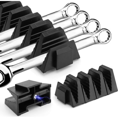 Lot de 48 organiseurs de clés modulaires pour tiroirs à outils – Porte-clés modulaire avec étiquettes métriques et SAE, support de rangement parfait pour outils (1/5)