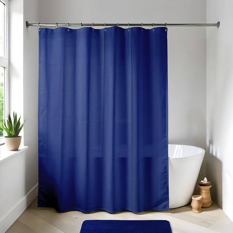 Tenda da doccia peva 180x200cm - blu navy - Tendance (1/2)