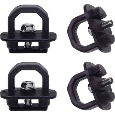 Ganchos de anclaje versátiles para remolques y camiones - Ganchos de sujeción para la caja del camión - Accesorios de fijación sencillos