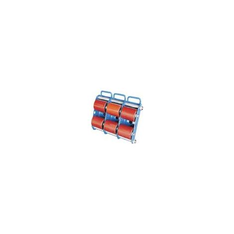 Rodillo de transpuerta para carga pesada 6 t - 34,5x27,0x11,0cm - rodillo poliuryano (1/2)
