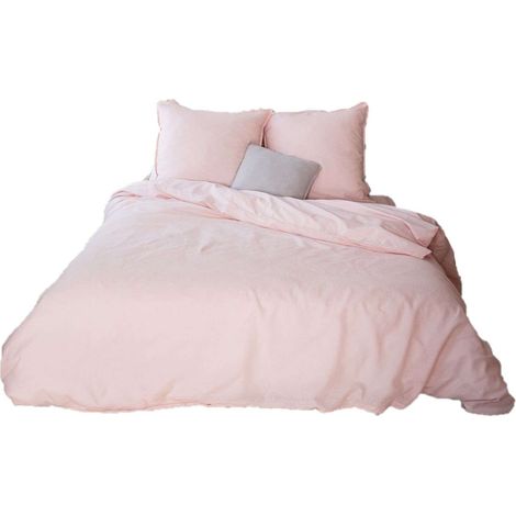 Parure de lit 2 places en lin et coton grande taille (1/5)