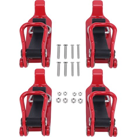 Kit de montage de support de lit de camion en caoutchouc, support de pelle de toit en alliage de Zinc pour bateau RV Yacht ATV UTV 4 pièces (1/5)