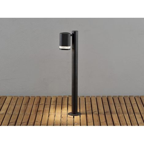 Design LED Wegeleuchte aus Aluminium, Downlight Höhe 70cm, Schwarz (1/5)
