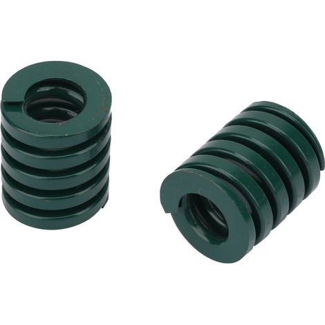 2 moules à charge lourde, diamètre extérieur 25 mm, diamètre intérieur 12,5 mm, vert ressort (TH2530mm)