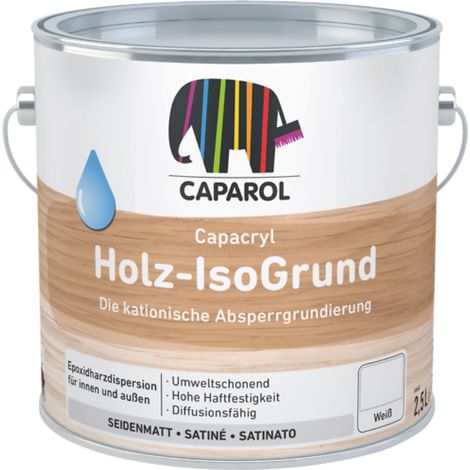 Caparol Capacryl Holz-Isogrund Wood Primer - White - 750ml