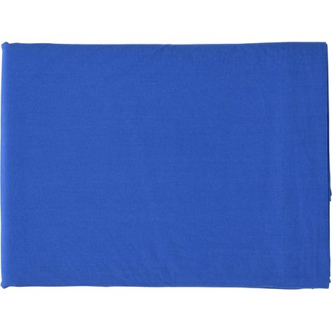Drap plat de lit doux et respirant en coton biologique certifié So blue - 260 x 310 cm - PANGIVO