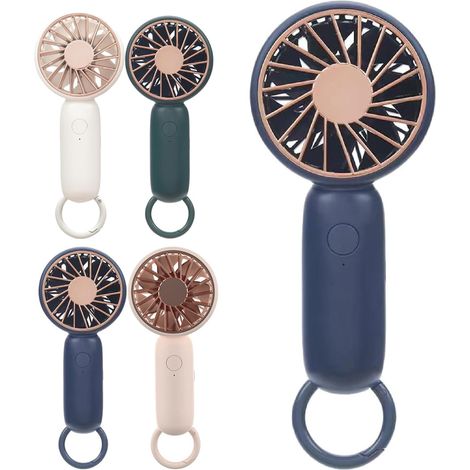 ventilateur USB portable avec mousqueton de poche à 3 vitesses (1/5)