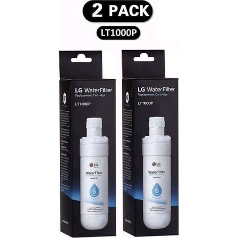 Filtre À Eau - Pour Réfrigérateur - Compatible LG LT-1000P - Lot De 2