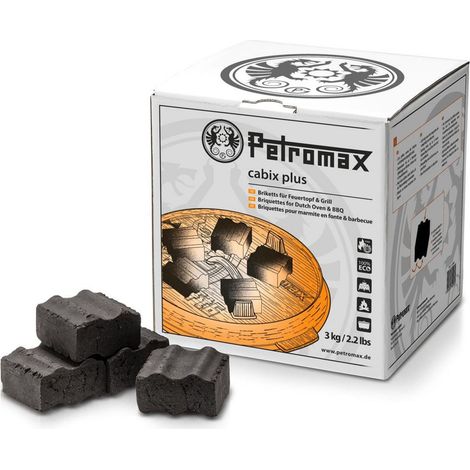 Petromax Cabix Plus Briketts für Feuertopf und Grill 3 kg (1/5)