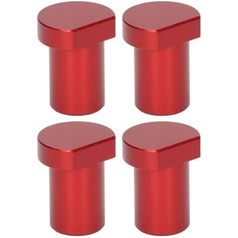 4 pièces blocs de limite de bureau pour le travail du bois, bloc de carte de limite d'établi pour le travail du bois 20mm de diamètre Rouge (1/5)
