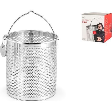 H&h cestello tondo inox alessandro borghese cm14,5xh16 (1/4)