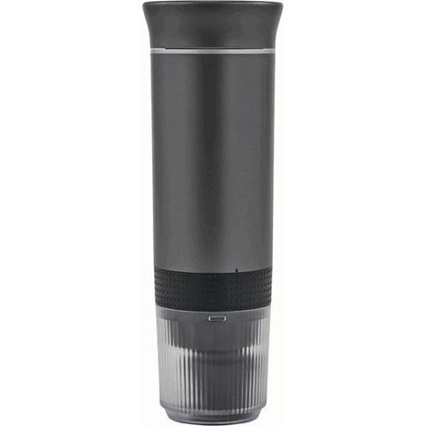 L'Arcolaio Macchina da Caffè Portatile Grigia 7,8x7,8x24,5 cm