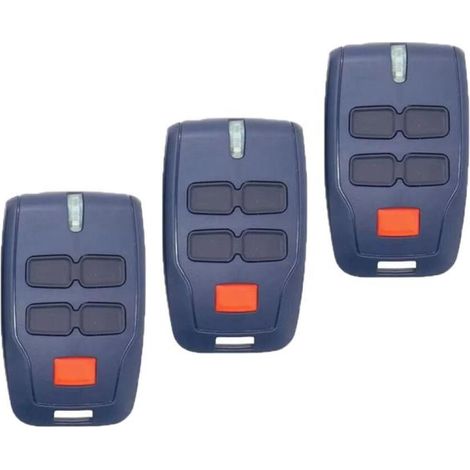Lot 3 Télécommandes BFT Mitto 4 Boutons 433MHz Porte Garage (1/5)