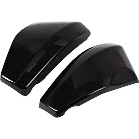 Copertura per batteria moto per VTX1300 VTX 1300 2003-2009 R/Retro S/Spoke C/Custom T/Tourer (Nero) (1/2)