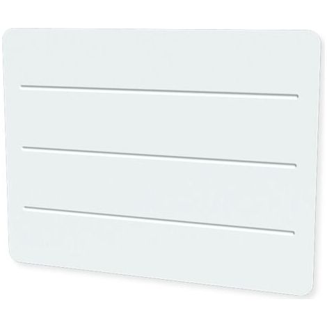 Radiateur à inertie CARRERA - 2000W - Horizontal et plat - Blanc