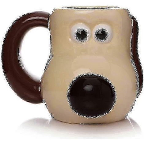 « Mug extraterrestre mignon avec un adorable chiot, peint à la main par le directeur d'école - Grande capacité et de grande valeur, idéal pour les enfants à la maison » (1/3)