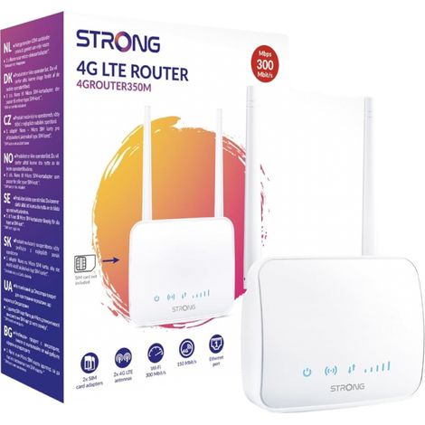 Strong 4G LTE ROUTER Weiss Multimedia