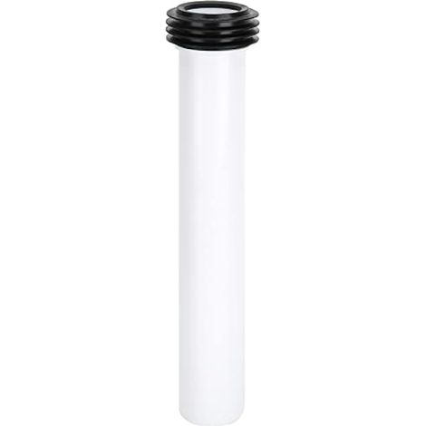 Tube de chasse d'eau pour WC, tube d'extension de réservoir encastré, accessoire de chasse droit blanc (1/5)
