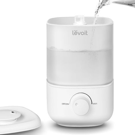 Levoit Umidificatore Ambiente Bambini, fino a 25 Ore, Umidificatore Silenzioso da 23 dB per Camera da Letto, Top Fill Umidificatore con Ugello a 360° per Piante, Spegnimento Automatico, 17W (1/4)