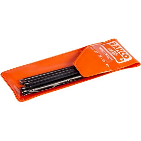 Chiavi torx bahco 1996torx/5t 5 pezzi finitura fosfatata