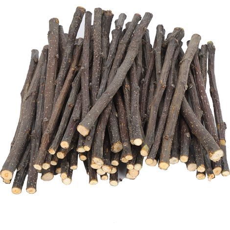 Bâtonnets de pomme naturels pour hamsters et lapins (200 g) - Jouet à mâcher pour les molaires (1/5)