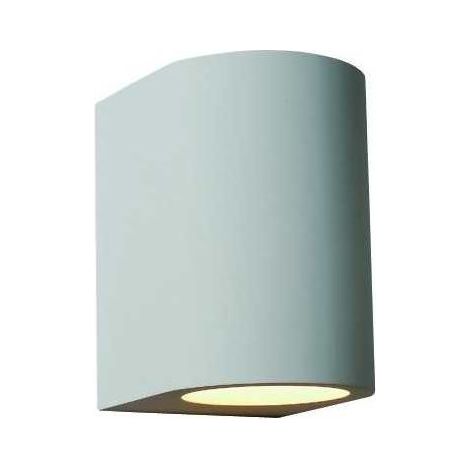 Applique murale Vigor Delfi en plâtre blanc 2x35W